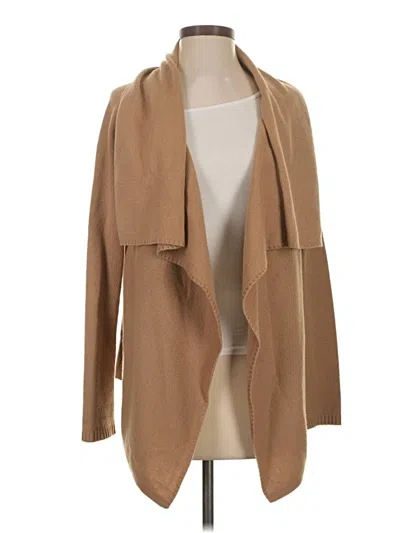 Pre-owned Ann Taylor Loft Cardigan Sweater In Tan