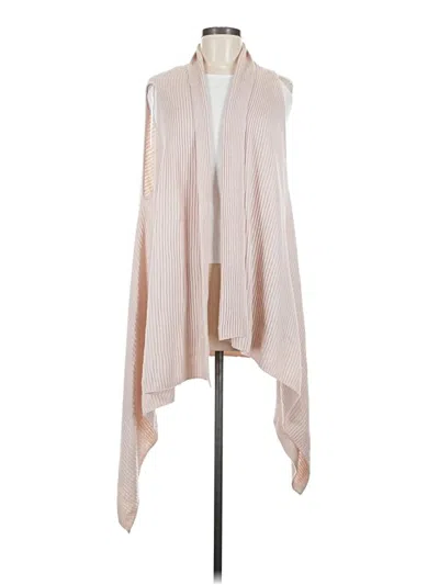Pre-owned Ann Taylor Loft Cardigan Sweater In Tan