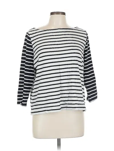 Pre-owned Ann Taylor Loft Cardigan Sweater In White