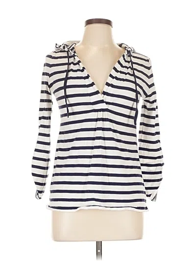 Pre-owned Ann Taylor Loft Cardigan Sweater In White