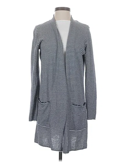 Pre-owned Ann Taylor Loft Cardigan Sweater In White