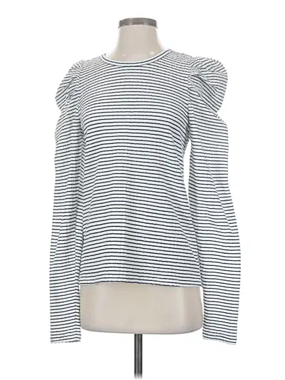 Pre-owned Ann Taylor Loft Cardigan Sweater In White