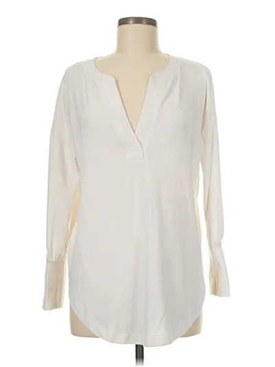 Pre-owned Ann Taylor Loft Cardigan Sweater In White