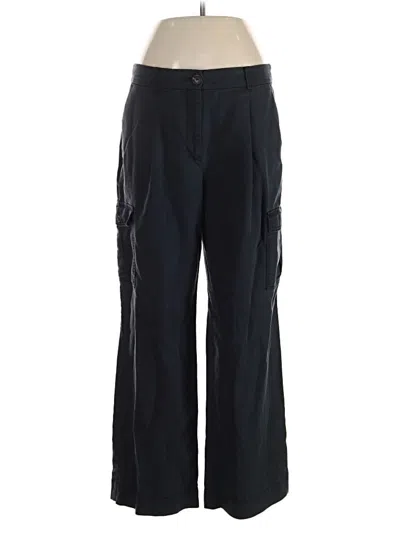 Pre-owned Ann Taylor Loft Cargo Pants In Black