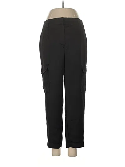 Pre-owned Ann Taylor Loft Cargo Pants In Black