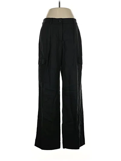 Pre-owned Ann Taylor Loft Cargo Pants In Black