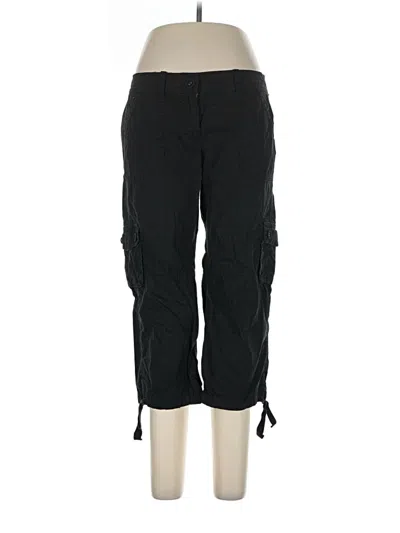 Pre-owned Ann Taylor Loft Cargo Pants In Black