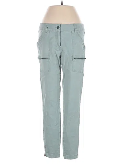 Pre-owned Ann Taylor Loft Cargo Pants In Blue