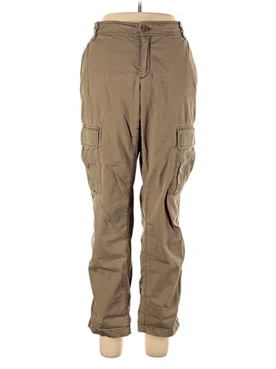 Pre-owned Ann Taylor Loft Cargo Pants In Brown