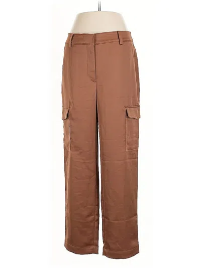 Pre-owned Ann Taylor Loft Cargo Pants In Brown