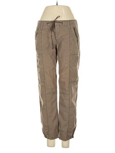 Pre-owned Ann Taylor Loft Cargo Pants In Brown