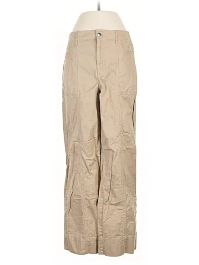 Pre-owned Ann Taylor Loft Cargo Pants In Brown