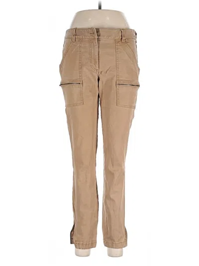 Pre-owned Ann Taylor Loft Cargo Pants In Brown