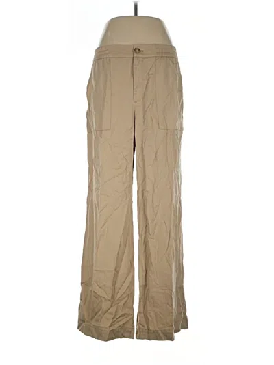 Pre-owned Ann Taylor Loft Cargo Pants In Brown