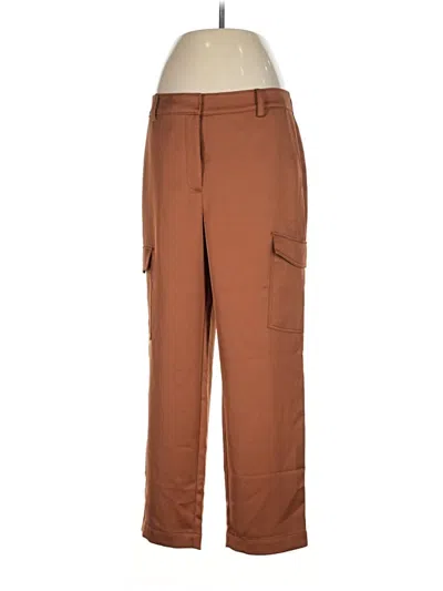 Pre-owned Ann Taylor Loft Cargo Pants In Brown