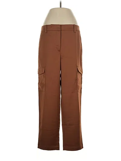 Pre-owned Ann Taylor Loft Cargo Pants In Brown