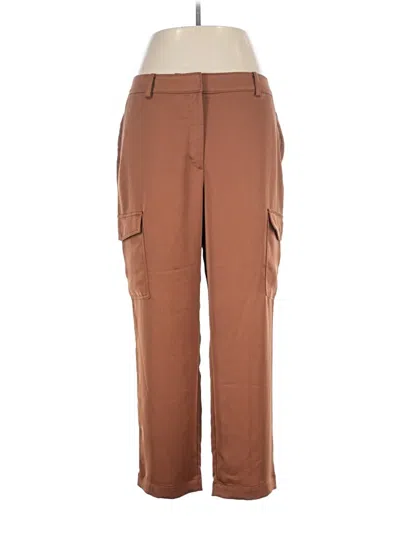 Pre-owned Ann Taylor Loft Cargo Pants In Brown