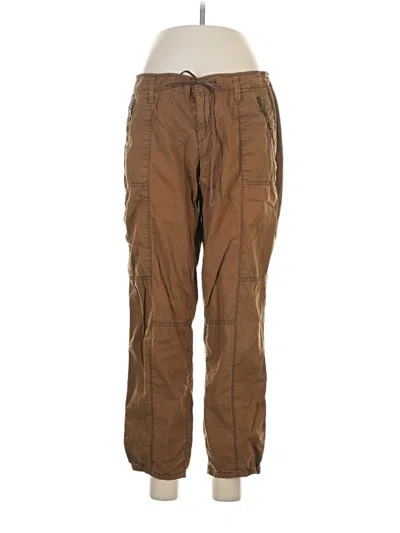Pre-owned Ann Taylor Loft Cargo Pants In Brown