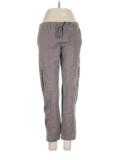 Pre-owned Ann Taylor Loft Cargo Pants In Gray