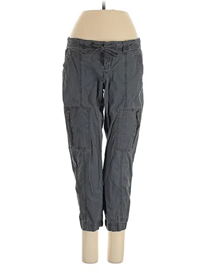 Pre-owned Ann Taylor Loft Cargo Pants In Gray