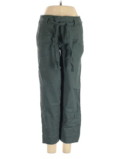 Pre-owned Ann Taylor Loft Cargo Pants In Green