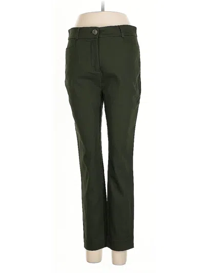Pre-owned Ann Taylor Loft Cargo Pants In Green