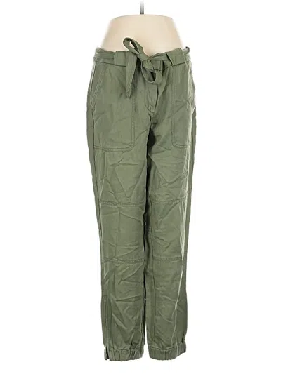 Pre-owned Ann Taylor Loft Cargo Pants In Green