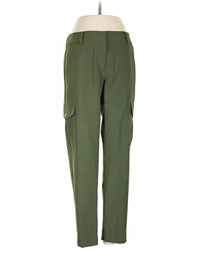 Pre-owned Ann Taylor Loft Cargo Pants In Green