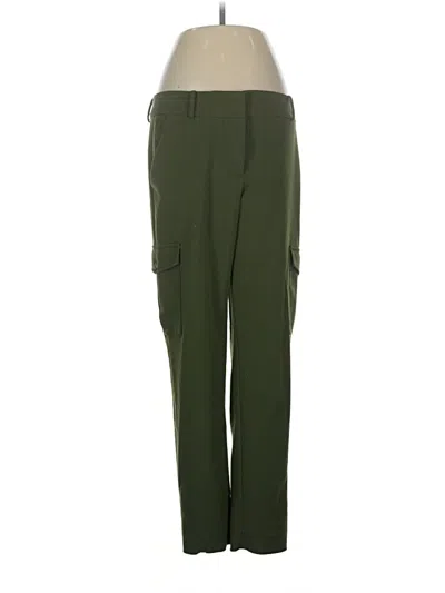 Pre-owned Ann Taylor Loft Cargo Pants In Green