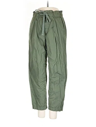 Pre-owned Ann Taylor Loft Cargo Pants In Green