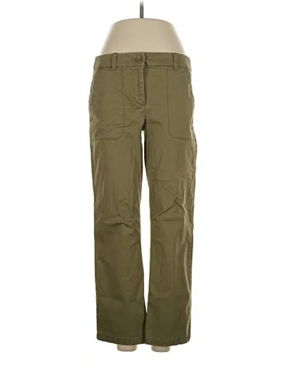 Pre-owned Ann Taylor Loft Cargo Pants In Green