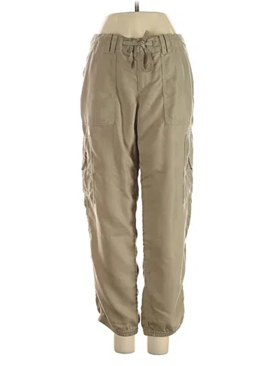 Pre-owned Ann Taylor Loft Cargo Pants In Green