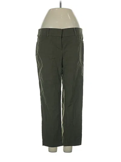 Pre-owned Ann Taylor Loft Cargo Pants In Green
