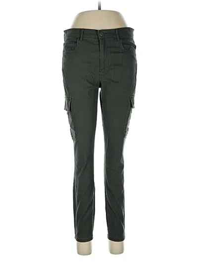 Pre-owned Ann Taylor Loft Cargo Pants In Green