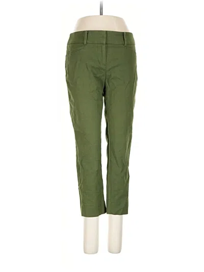 Pre-owned Ann Taylor Loft Cargo Pants In Green