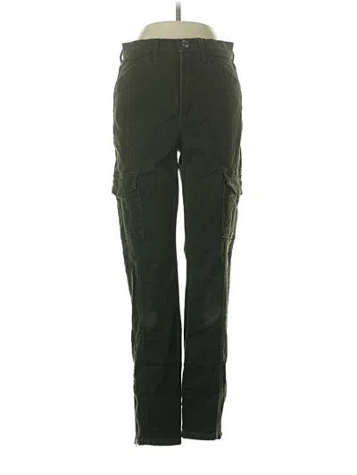 Pre-owned Ann Taylor Loft Cargo Pants In Green