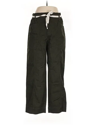 Pre-owned Ann Taylor Loft Cargo Pants In Green