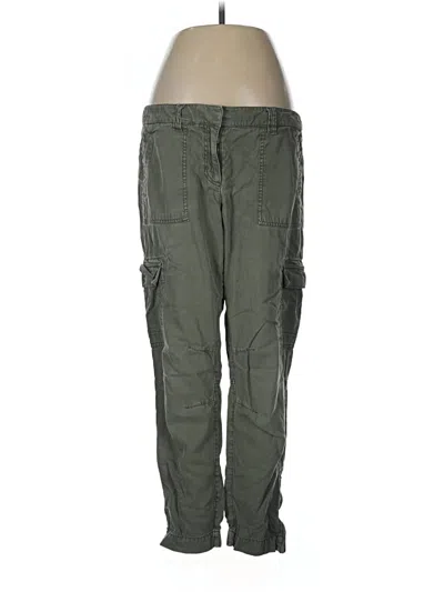 Pre-owned Ann Taylor Loft Cargo Pants In Green