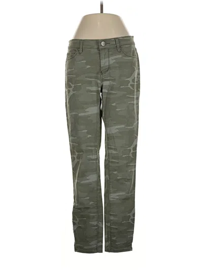 Pre-owned Ann Taylor Loft Cargo Pants In Green