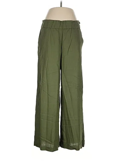 Pre-owned Ann Taylor Loft Cargo Pants In Green