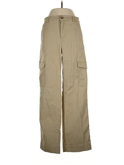 Pre-owned Ann Taylor Loft Cargo Pants In Tan