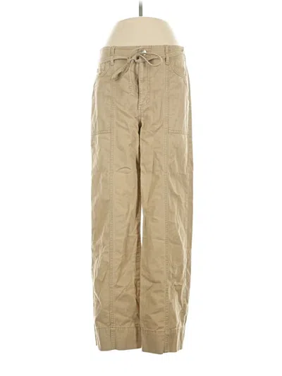 Pre-owned Ann Taylor Loft Cargo Pants In Tan