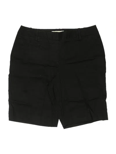 Pre-owned Ann Taylor Loft Cargo Shorts In Black