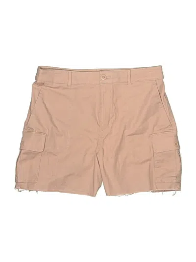 Pre-owned Ann Taylor Loft Cargo Shorts In Tan