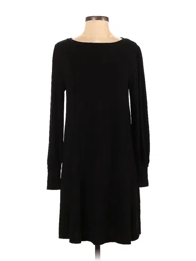 Pre-owned Ann Taylor Loft Casual Dress In Black