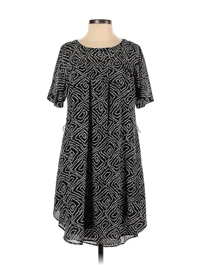 Pre-owned Ann Taylor Loft Casual Dress In Black