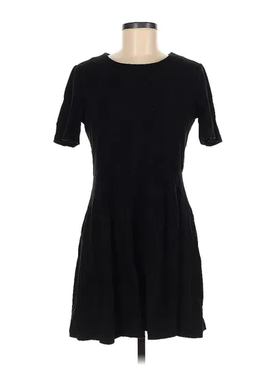 Pre-owned Ann Taylor Loft Casual Dress In Black