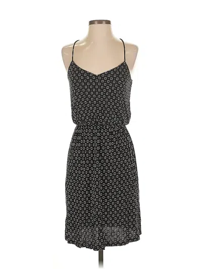 Pre-owned Ann Taylor Loft Casual Dress In Black