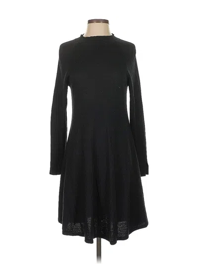 Pre-owned Ann Taylor Loft Casual Dress In Black