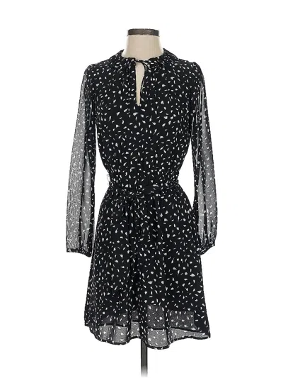 Pre-owned Ann Taylor Loft Casual Dress In Black